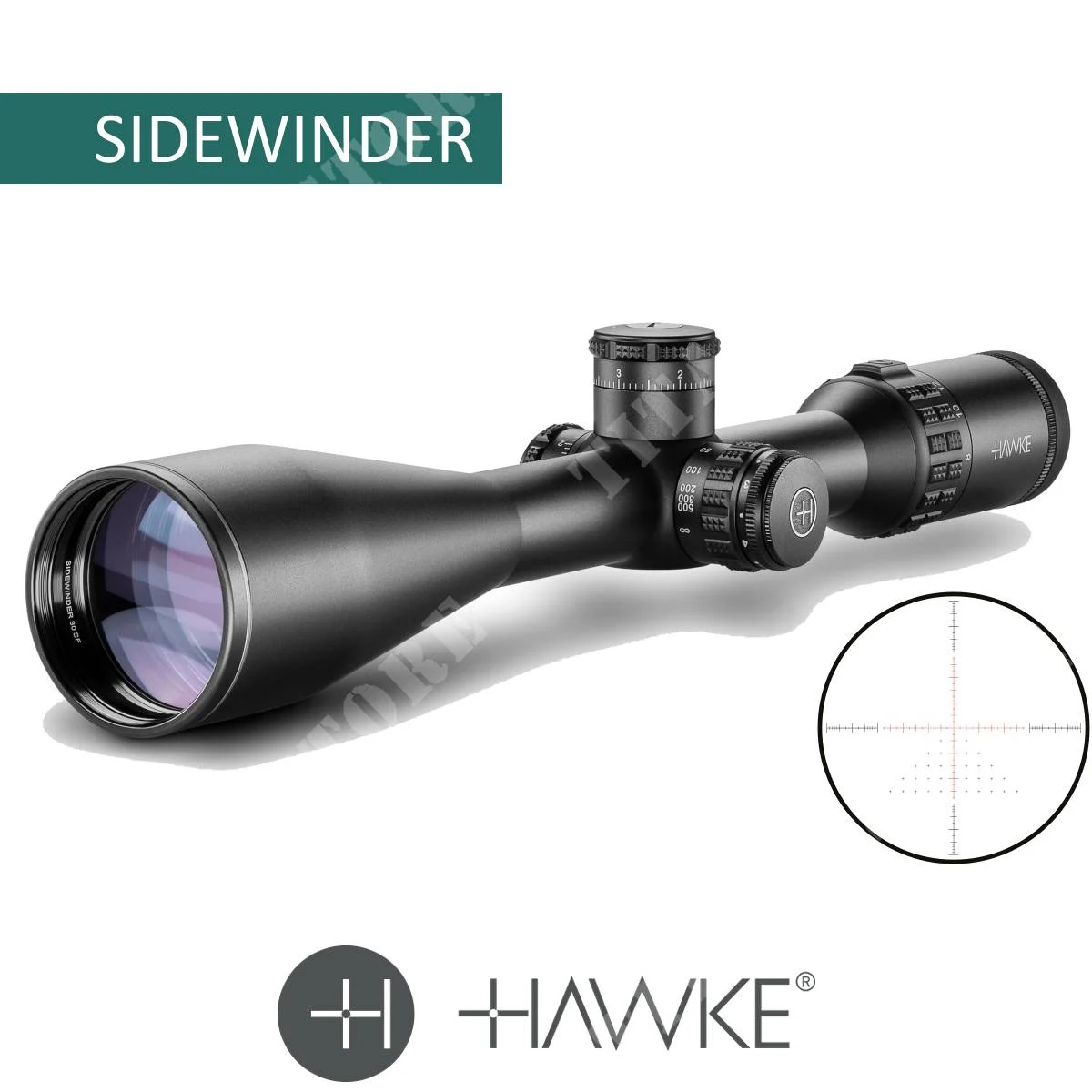 ÓPTICA LATERAL 30 SF 8-32X56 HALF MIL HAWKE (17270)