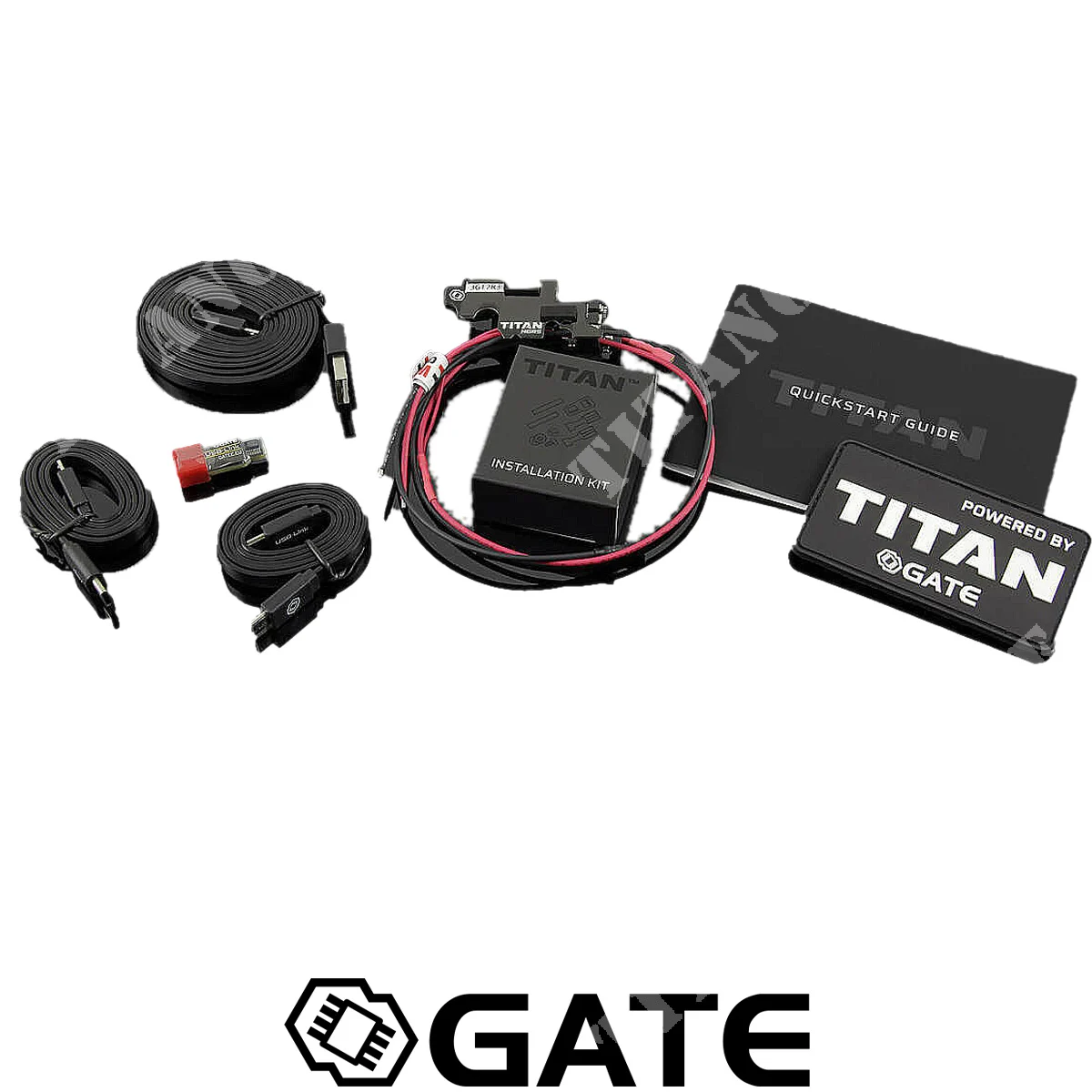 SET BLU-LINK + TITAN V2 NGRS EXPERT PUERTA CON CABLE TRASERA (TTN4-EBR)