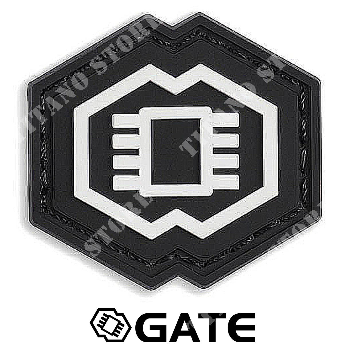PARCHE DE PVC CON LOGO MINI GATE (GATE-P3)