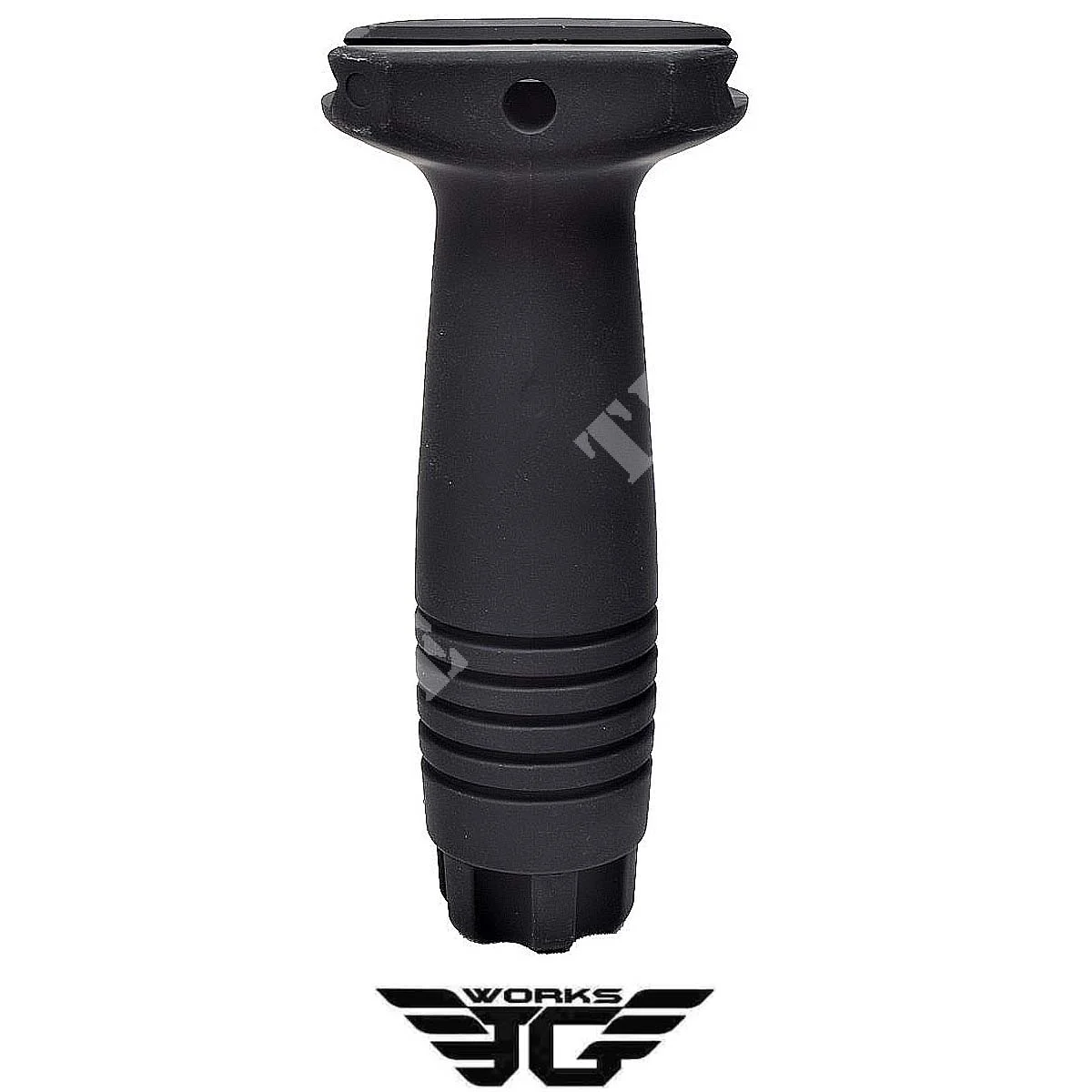 MANIJA VERTICAL PARA CARRILES 20MM NEGRO JG (F-X004)