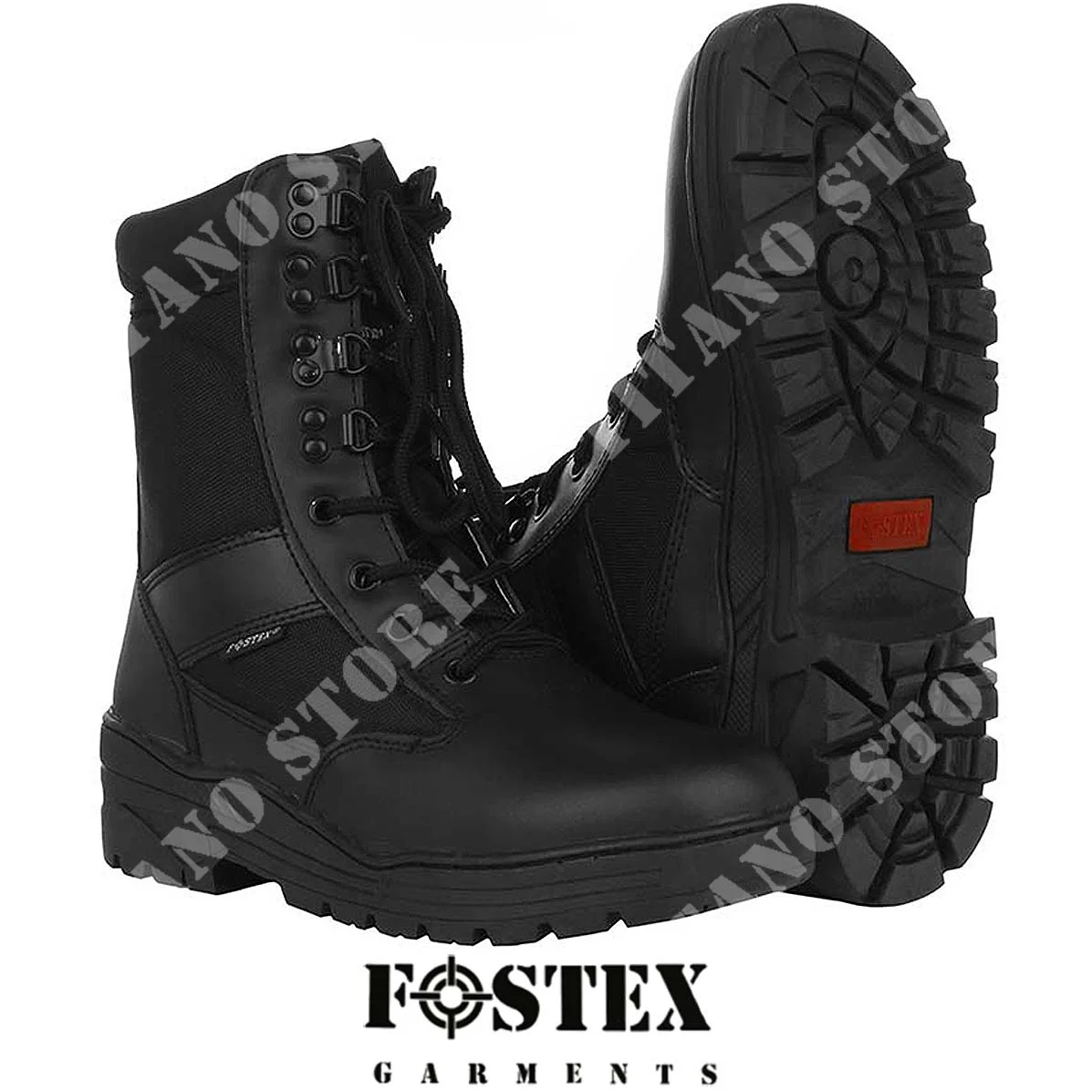 BOTAS DE FRANCOTIRADOR FOSTEX NEGRAS (231170-BK)