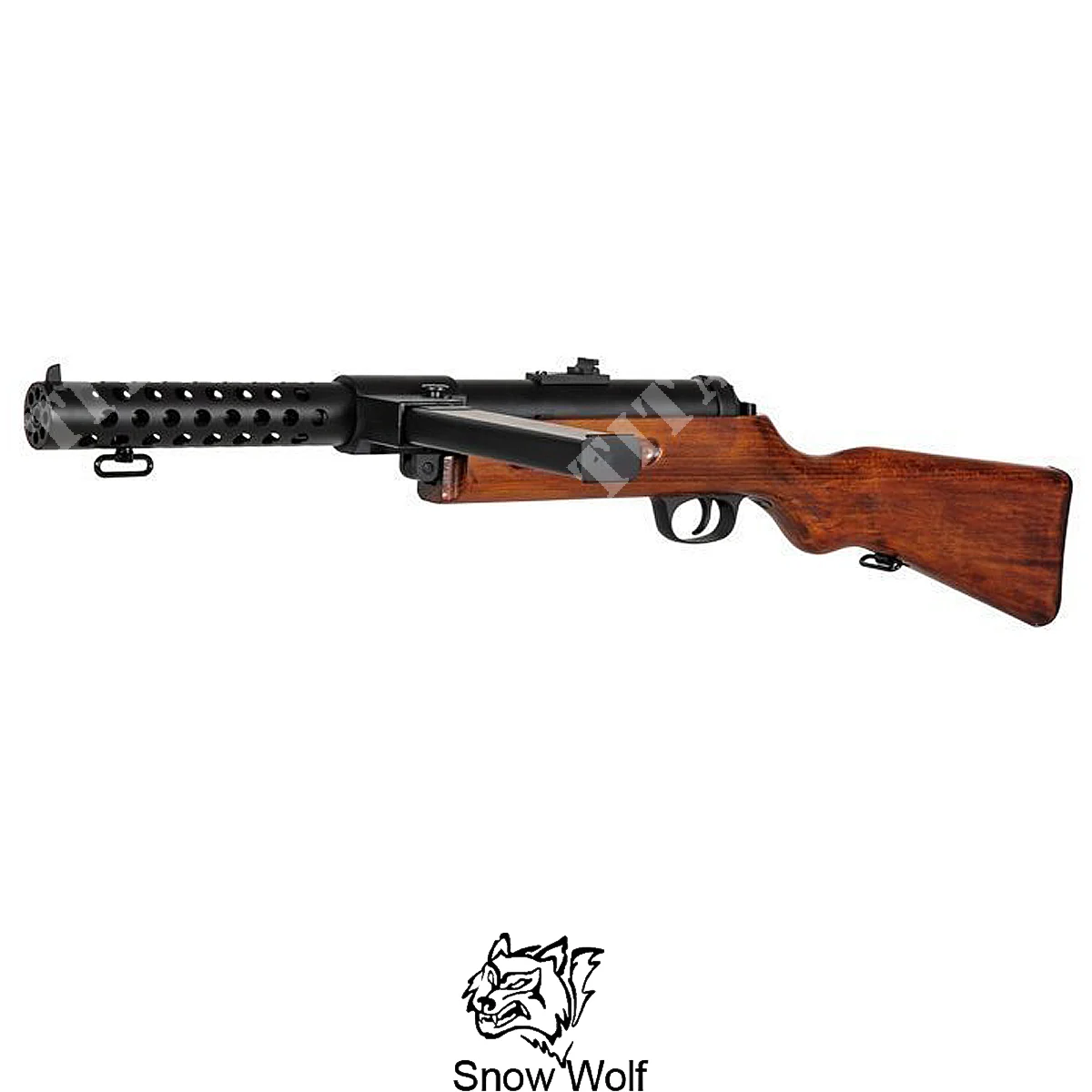 PISTOLA DE MADERA AEG SNOW WOLF MP18 (SW-021)