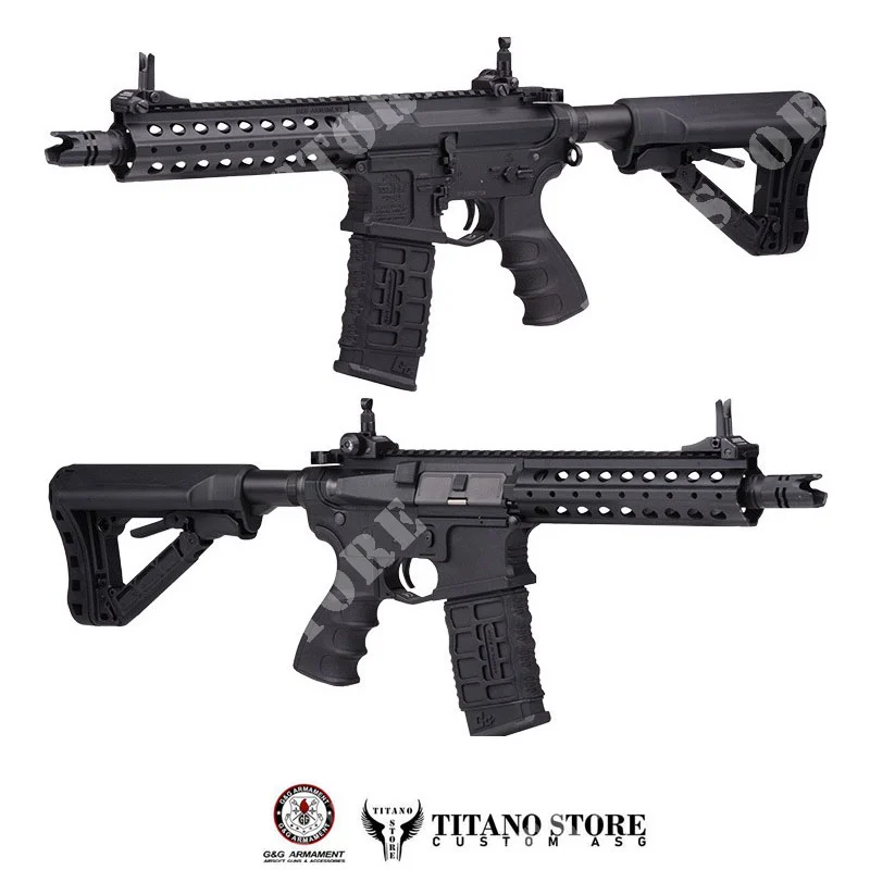 RIFLE ELÉCTRICO G&G CM16 FFR A2 NEGRO (GGFA2-TS03)