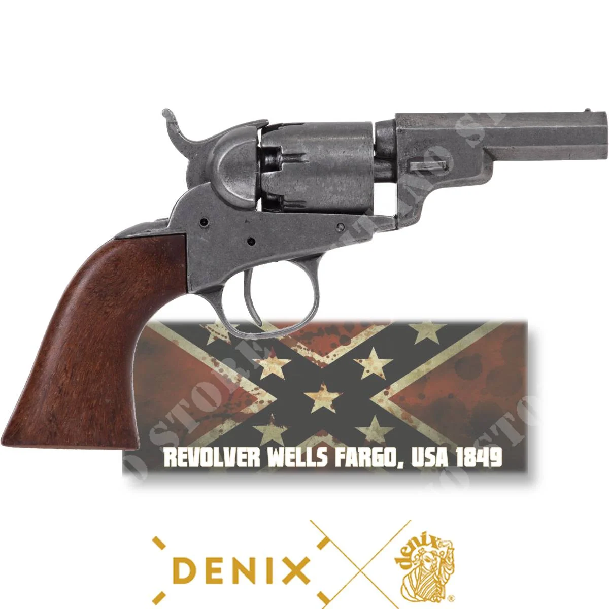 RÉPLICA DE REVÓLVER WELLS FARGO USA 1849 DENIX (01259G)