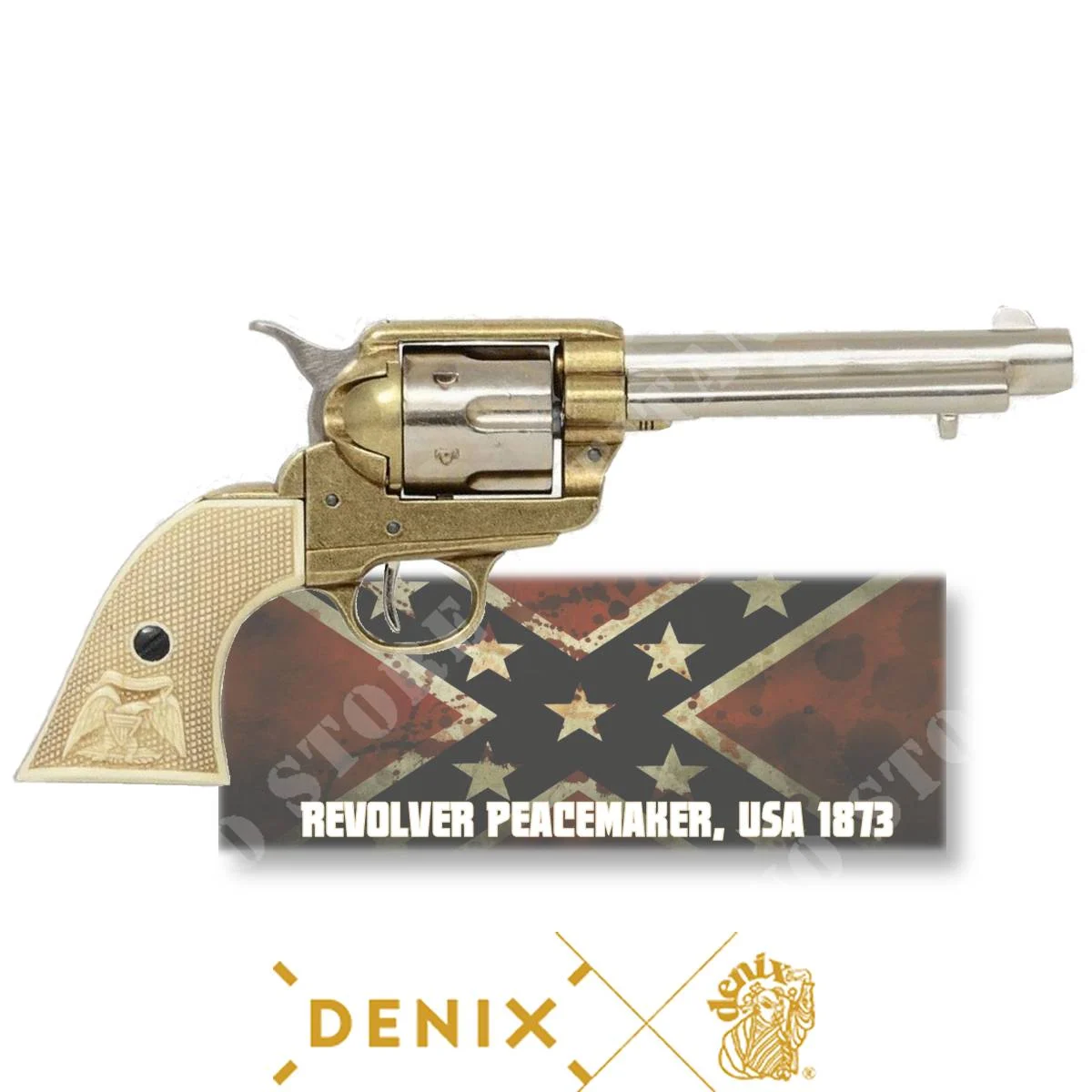 RÉPLICA DE REVÓLVER PEACEMAKER USA 1873 DENIX (01108L)