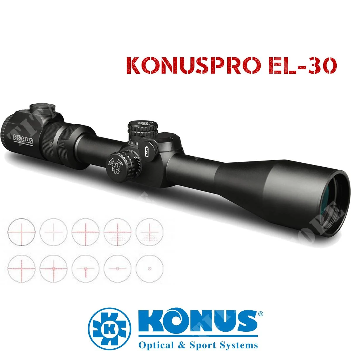 ÓPTICA KONUSPRO EL-30 6-24X50 KONUS (7331)