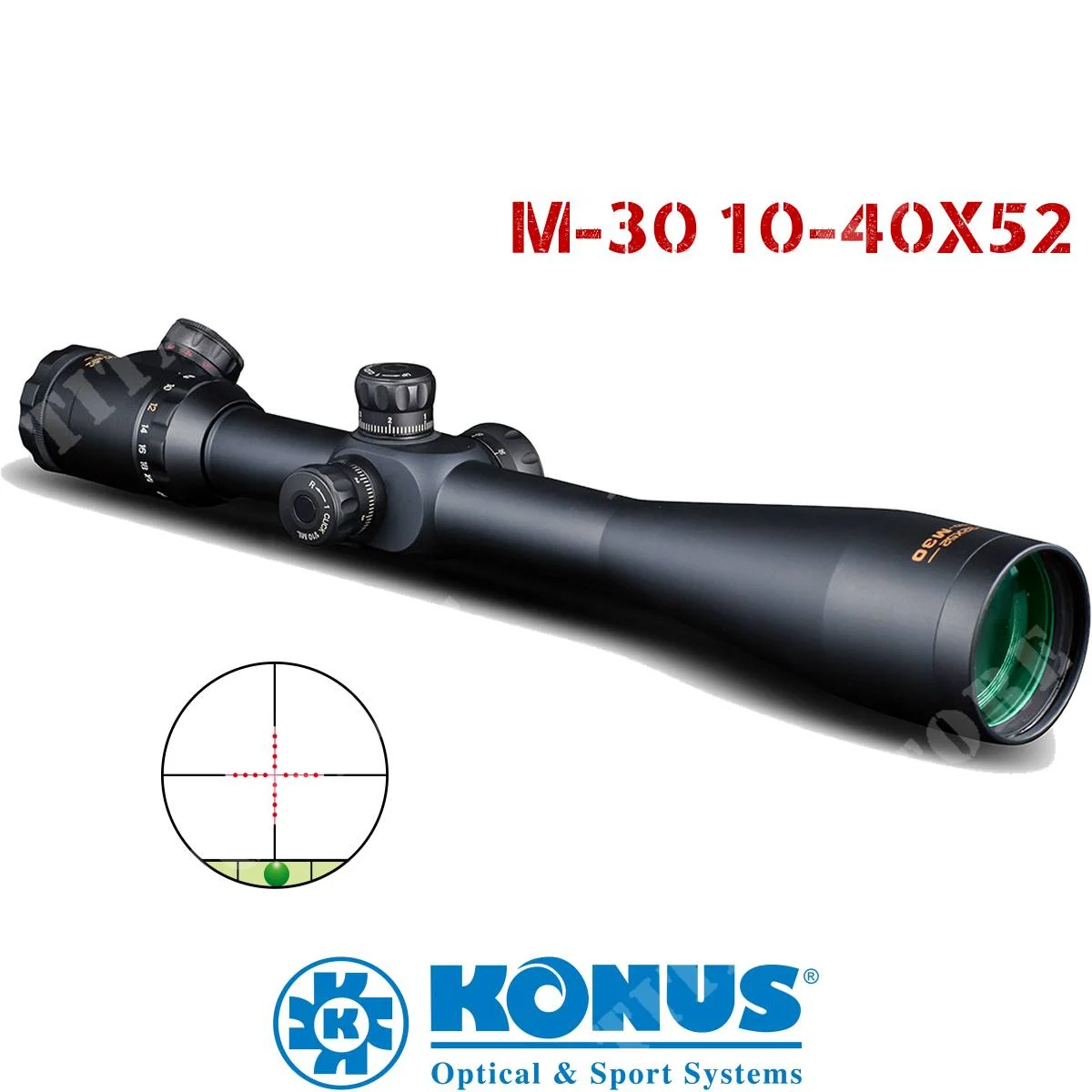 ÓPTICA KONUSPRO M-30 10-40X52 KONUS (7286)