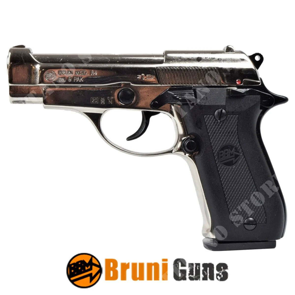 BRUNI EN BLANCO PLATA 84 9mm (BR-2700N)