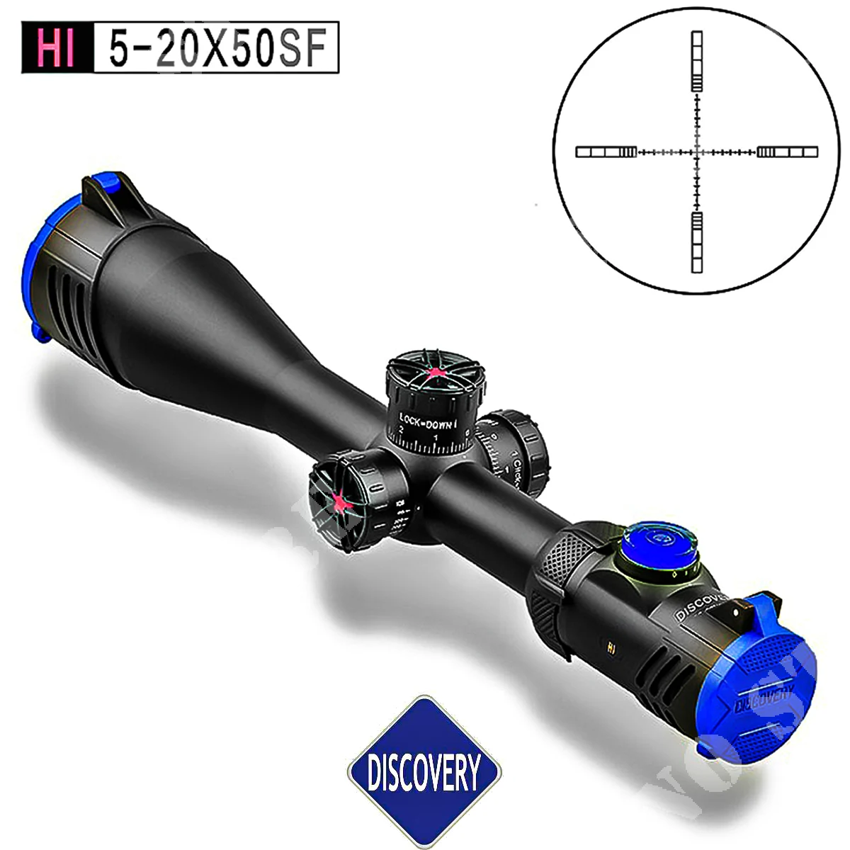 LENTE HI 5-20X50SF DESCUBRIMIENTO (DSC-HI-5-20X50SFP-MIL)