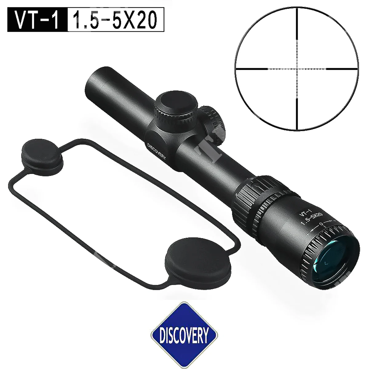 ÓPTICA DE DESCUBRIMIENTO VT1 1.5-5X20 (DSC-VT-1-1.5-5X20)