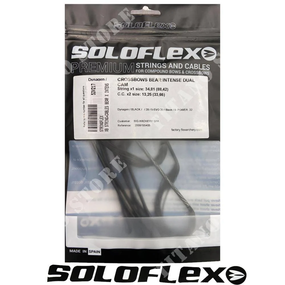 JUEGO DE CUERDAS Y CABLES BEAR INTENSE DUAL SOLOFLEX (53V217)