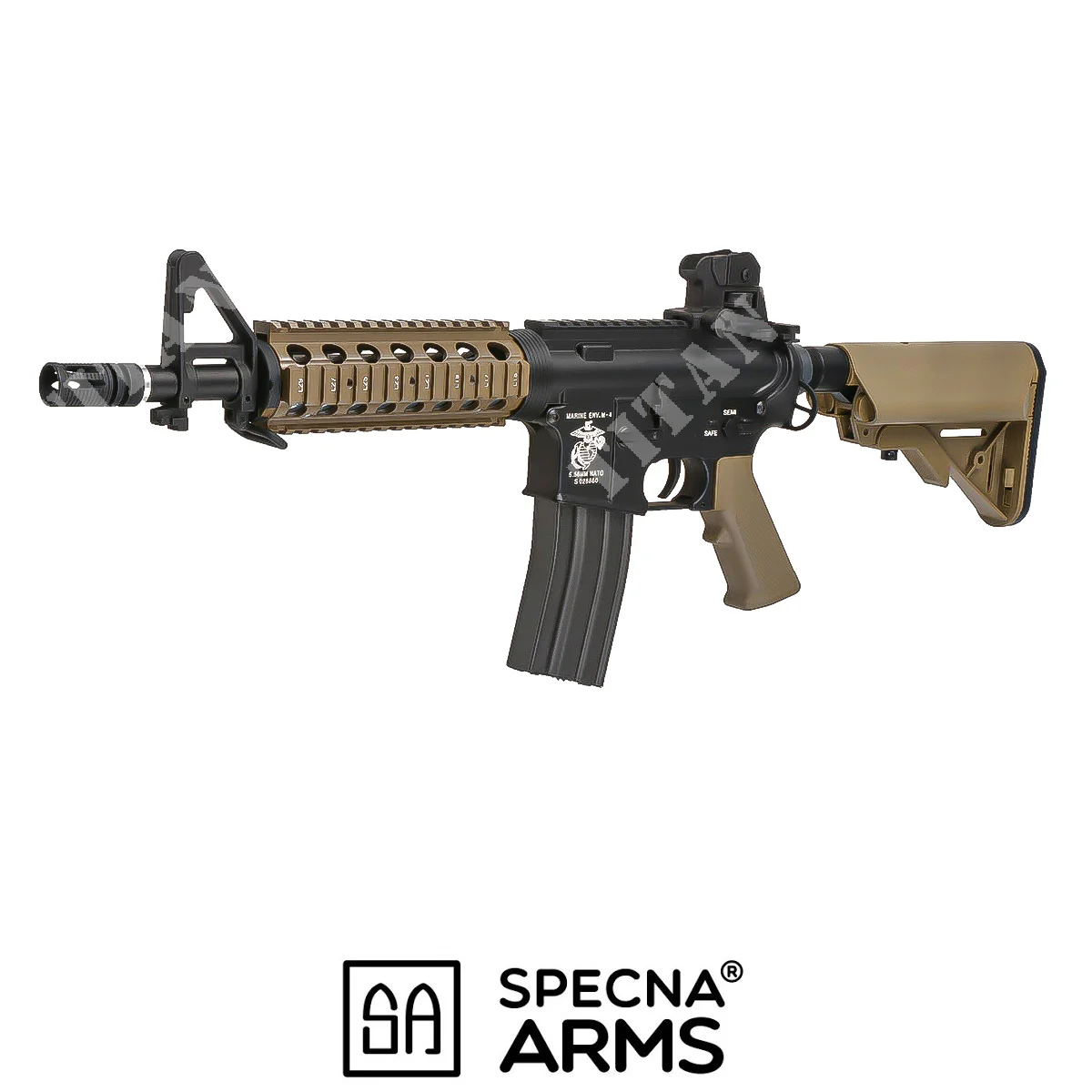 CARBINE M4 SA-B02 BLACK / TAN SPECNA ARMS (SPE-01-006109)