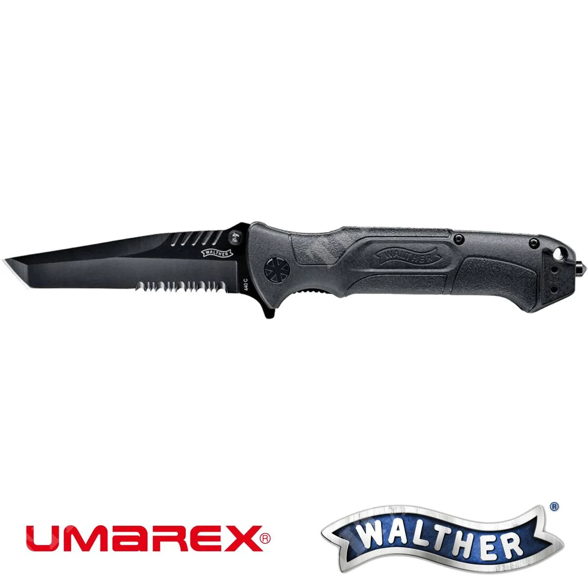 CUCHILLO BTK2 WALTHER TANTO NEGRO UMAREX (5.0787)