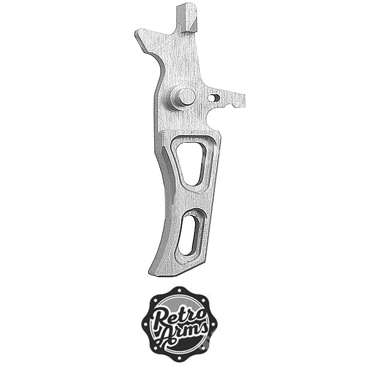GATILLO DE VELOCIDAD TIPO I PLATA PARA BRAZOS RETROS M4 (RTAR-6958)