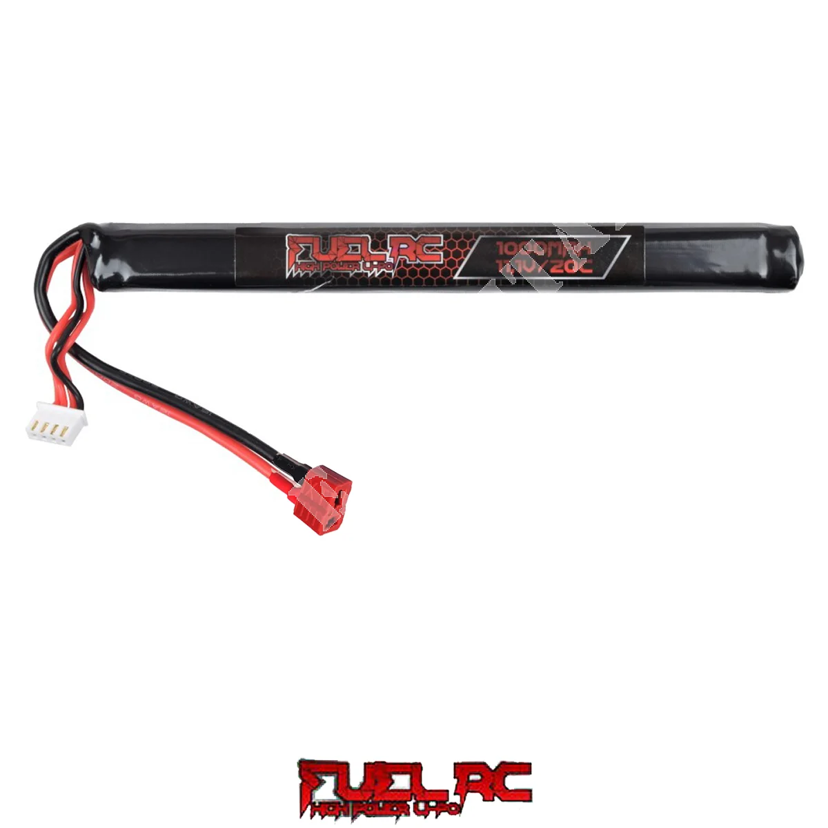 BATERÍA LIPO 11.1X1000 20C COMBUSTIBLE SUPER SLIM STICK (FL-11.1X1000-DEANS)