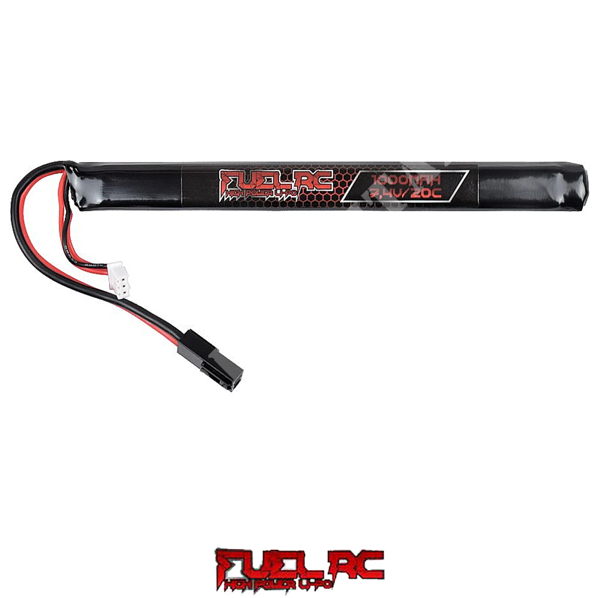 BATERÍA LI-PO 7.4X1000MAH 20C COMBUSTIBLE SUPER SLIM STICK (FL-7.4X1000)