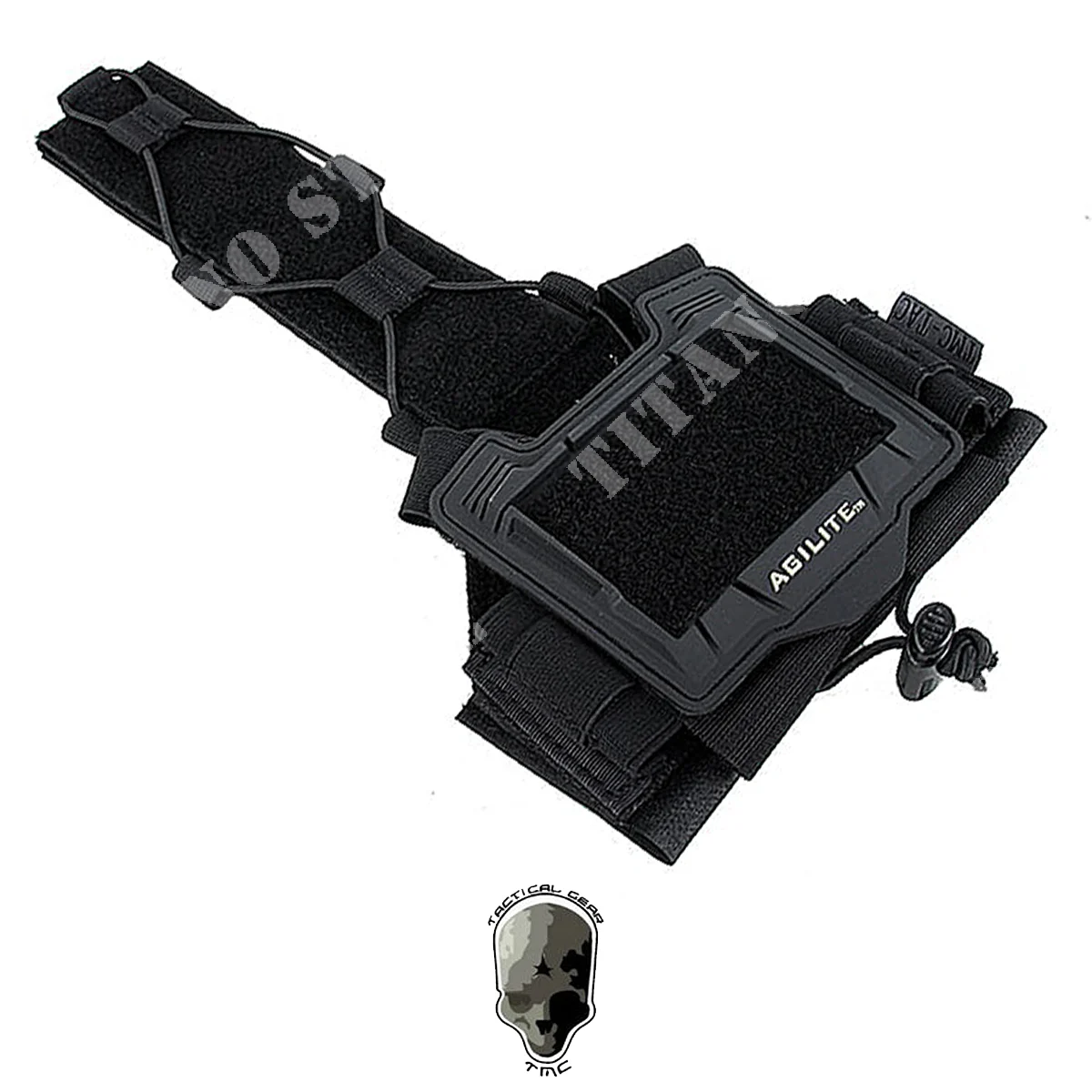 BOLSILLO CON VELCRO ESTILO AGLITE PARA CASCOS TMC (TMC3411)