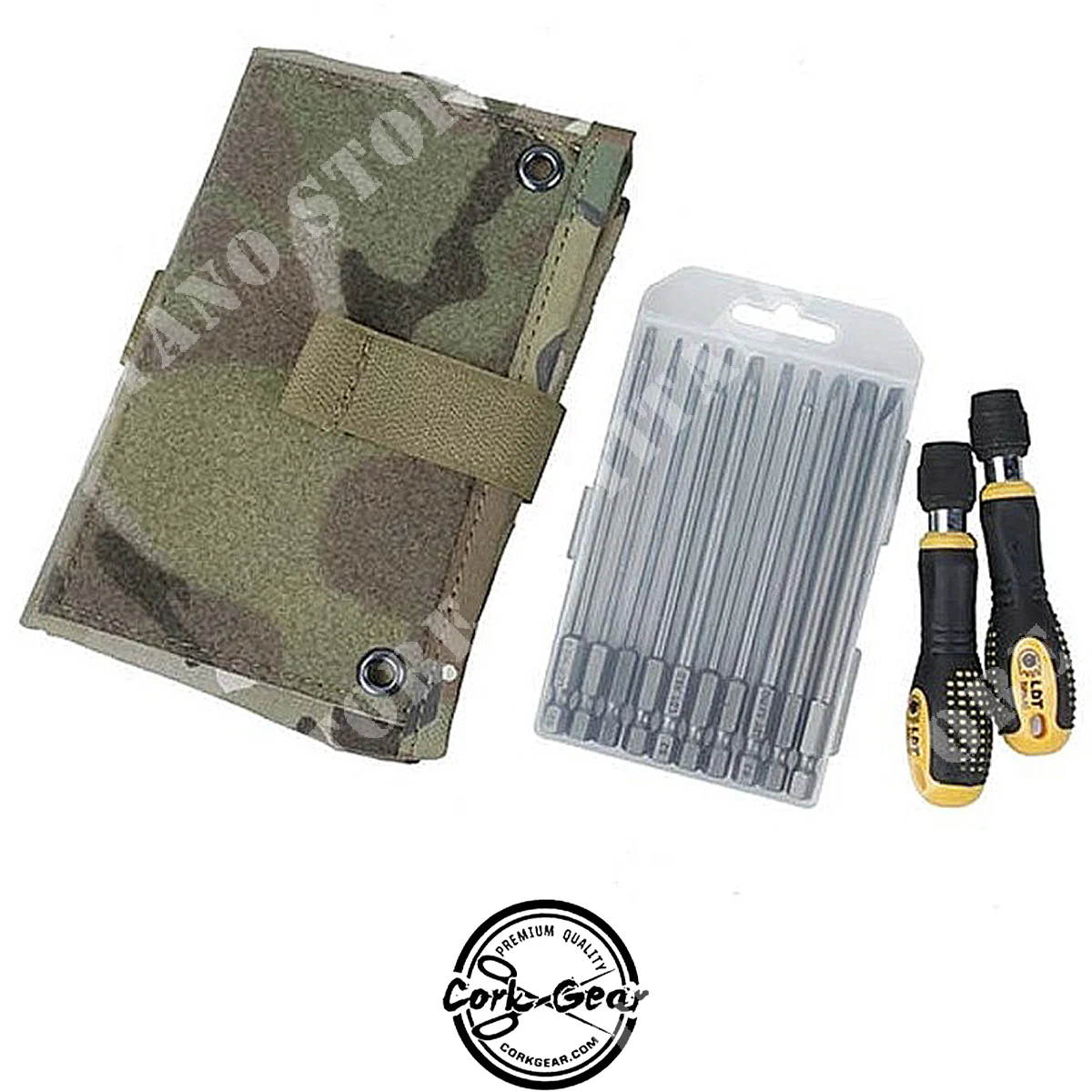 JUEGO DE BOLSILLOS DE CORCHO MULTICAM (COG029-MC)