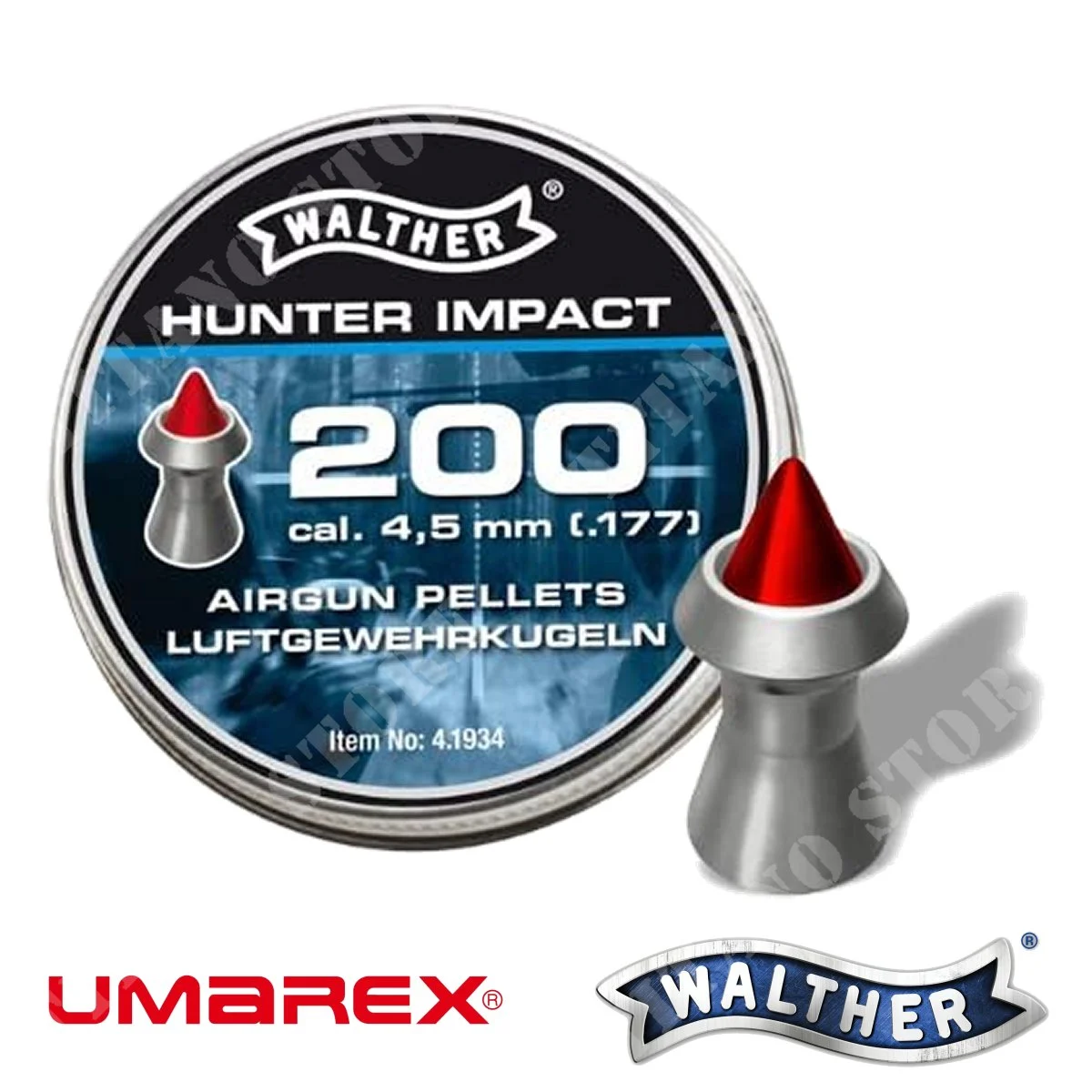 PLUMBS HUNTER IMPACT CAL 4,5MM 200ud UMAREX (4.1934)