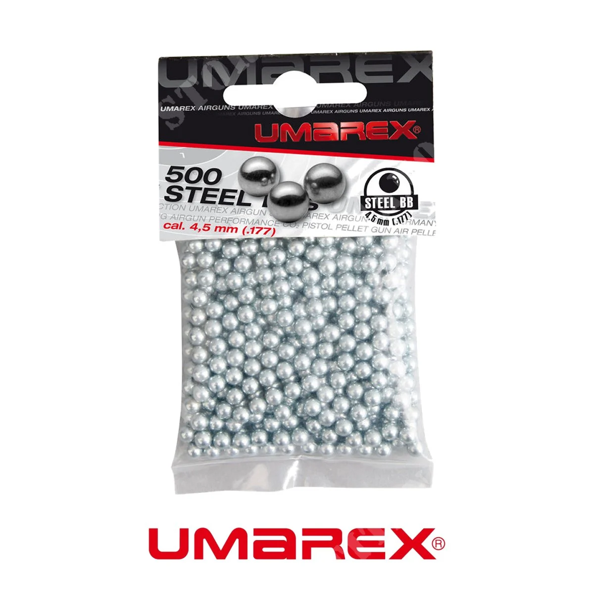 BOLAS ACERO CAL 4,5MM 500pcs UMAREX (4.1665)