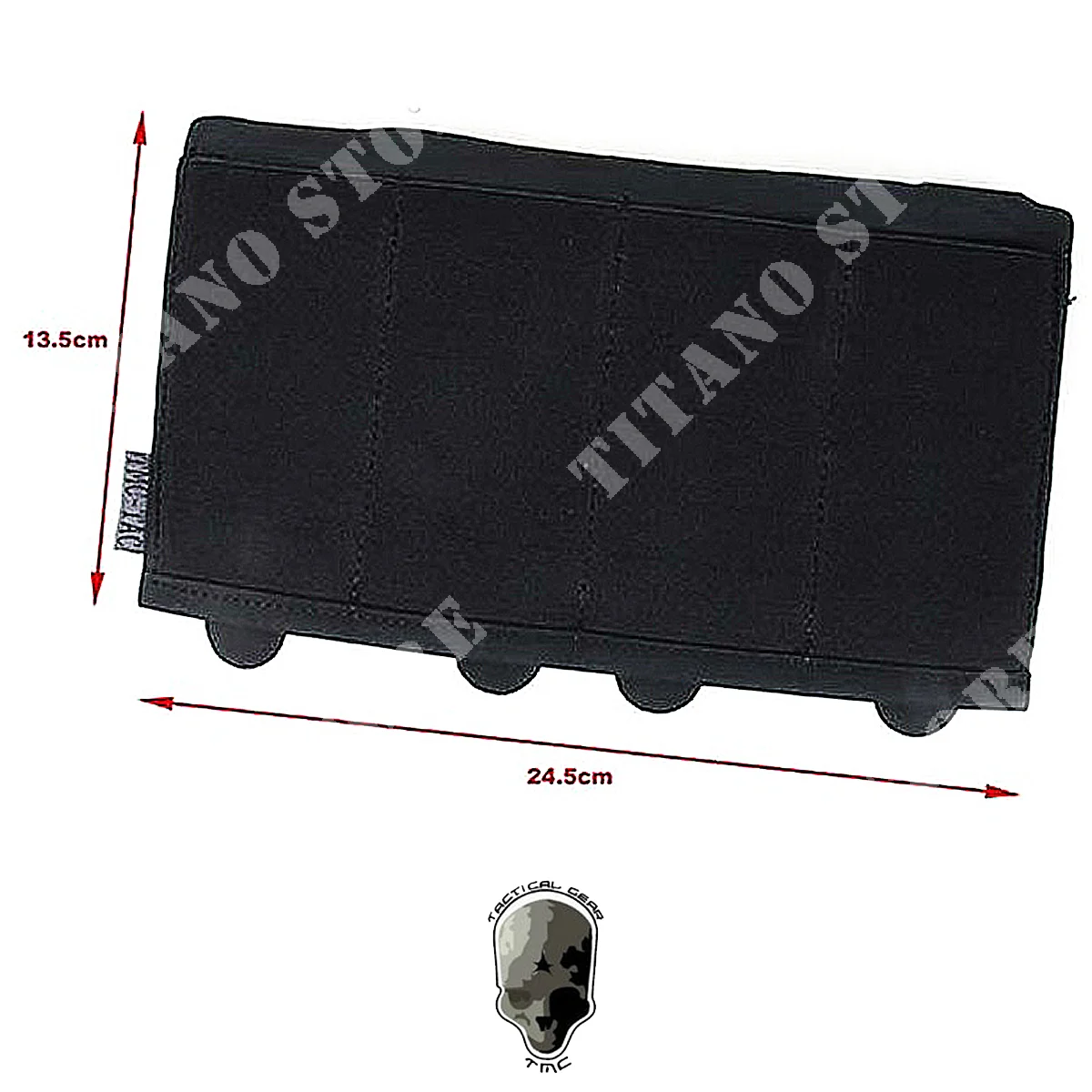 CARGADOR CUÁDRUPLE ESTILO BFG DE BOLSILLO ABIERTO SMG NEGRO TMC (TMC3463-BK)