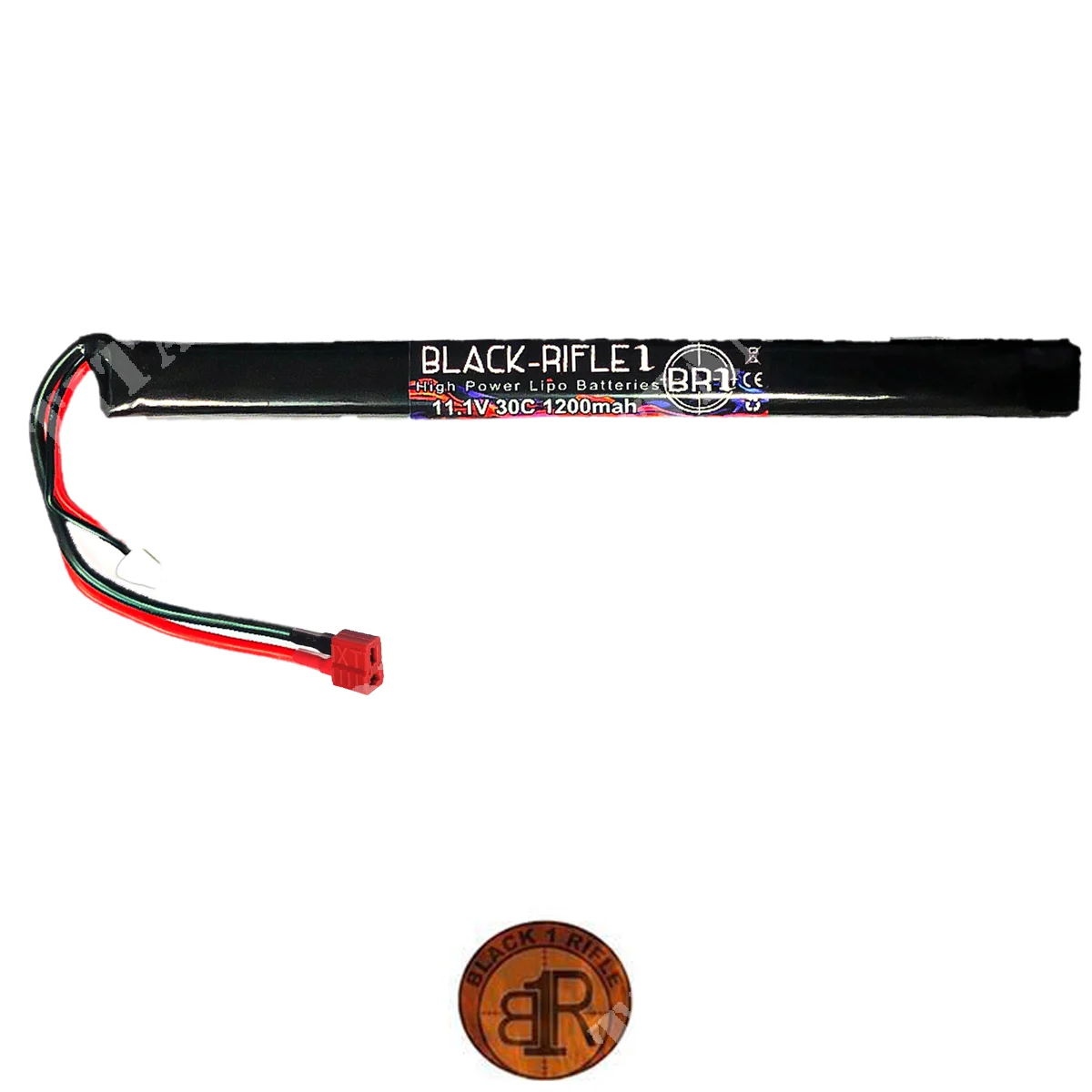 BATERIA LIPO 11,1x1200mah 30C AK DEANS BR1 (BR11.1x1200-30-SAK-DEANS)