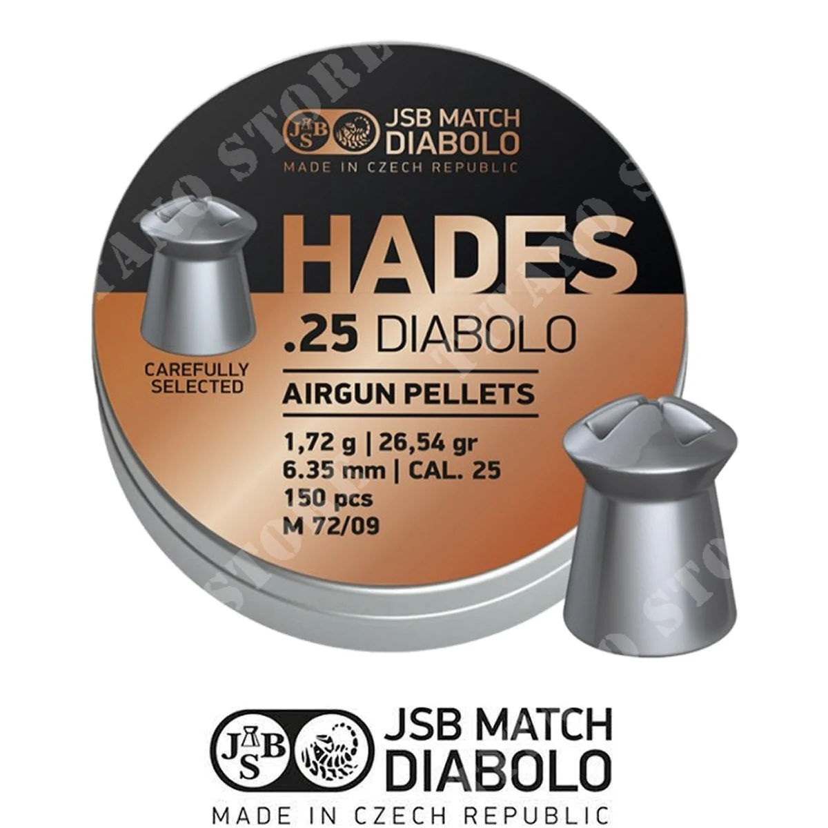 PLOMOS HADES CAL 6.35 1.72gr JSB (JB-HDS-6.35)
