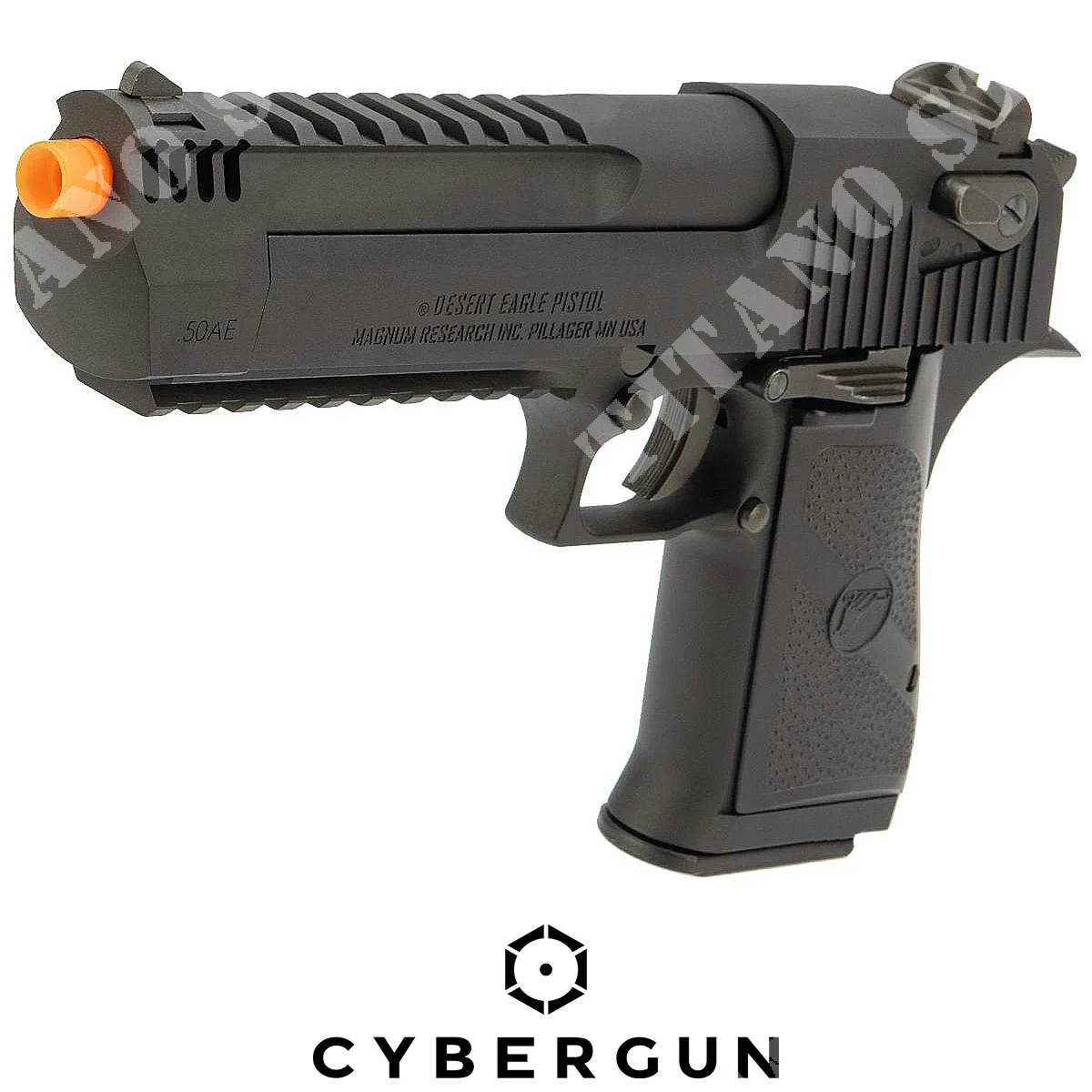 PISTOLA DE GAS NEGRA L6 6mm DESERT EAGLE CYBERGUN (950509)