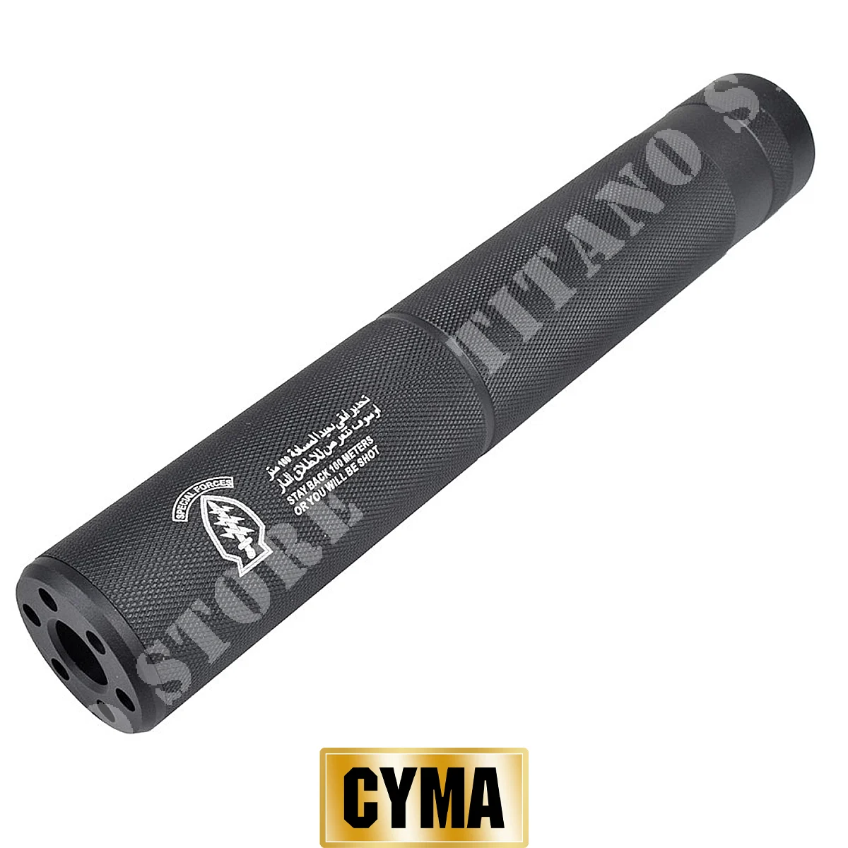 SILENCIADOR 200MM X 30MM CYMA (HY-141)