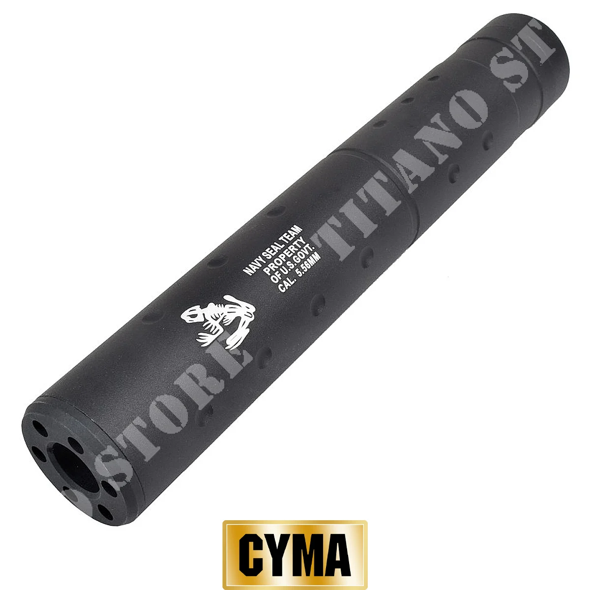 SILENCIADOR 195MM X 30MM CYMA (HY-140)