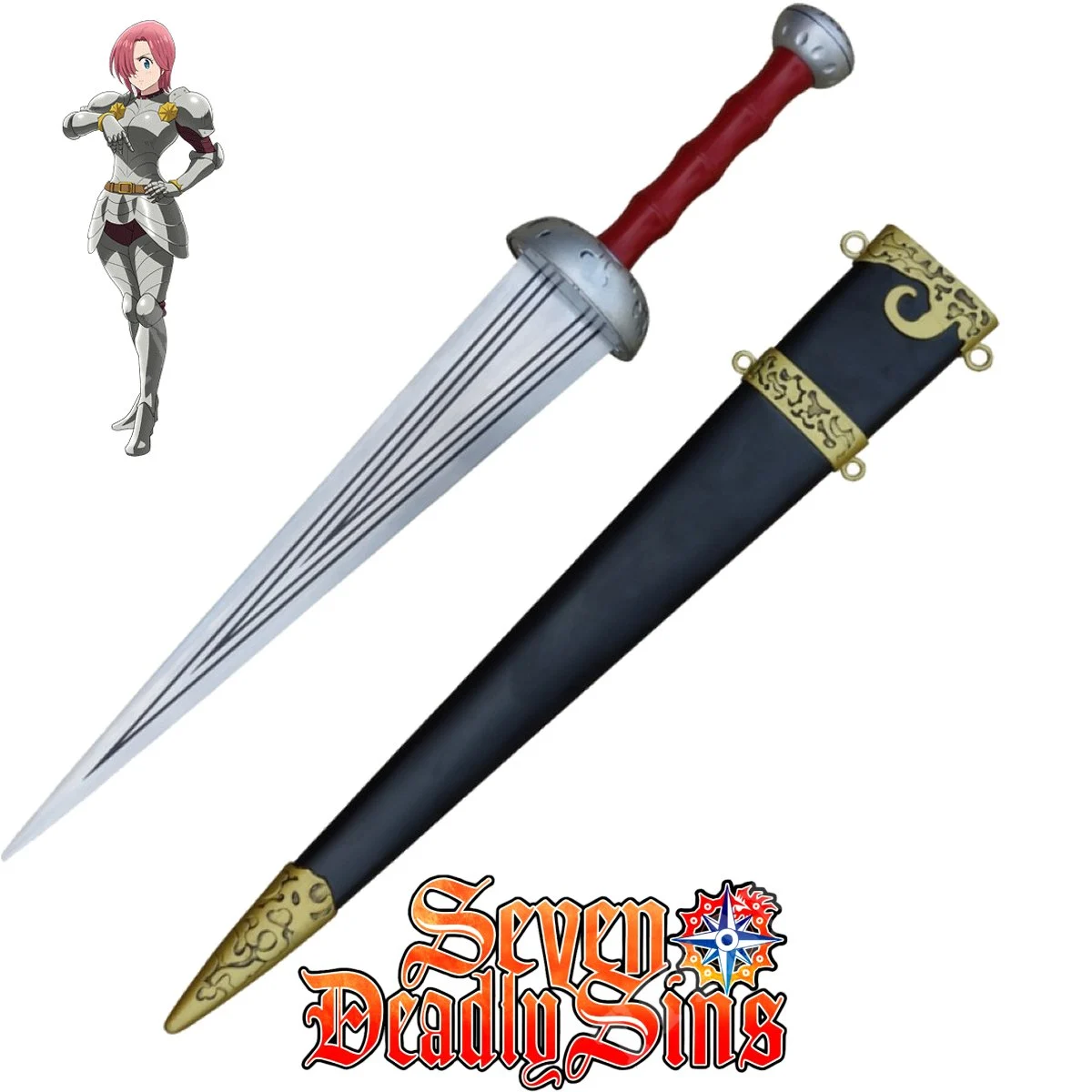 ESPADA DE LIZ LOS SIETE PECADOS MORTALES (ZS667)
