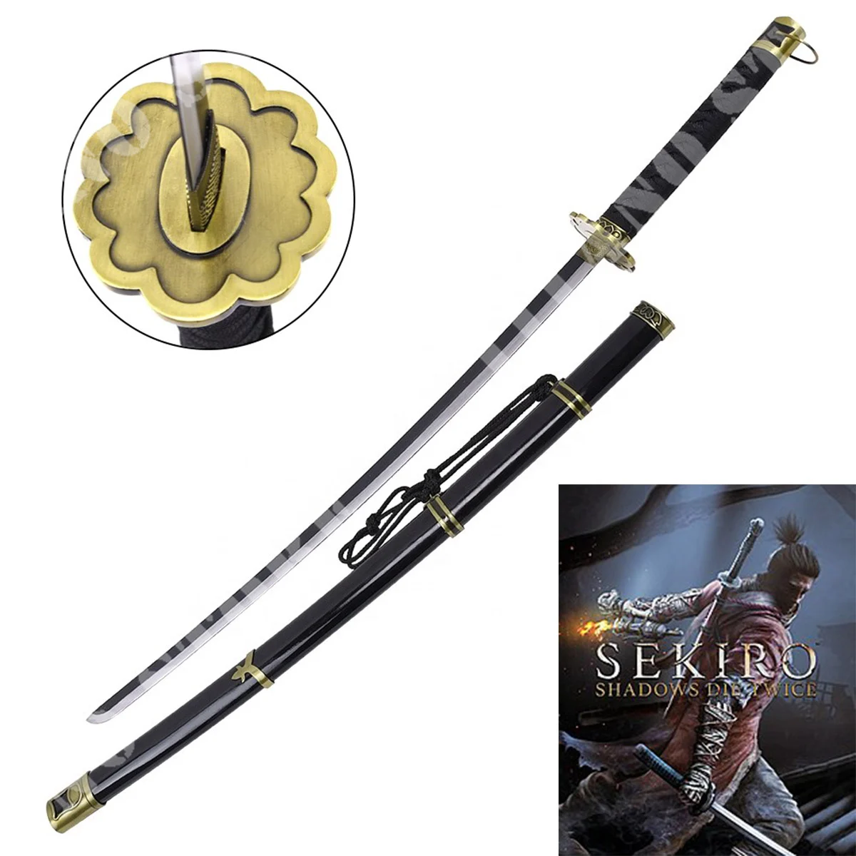 SEKIRO SOMBRAS SERIE KATANA DIE DOS VECES (ZS651BK)