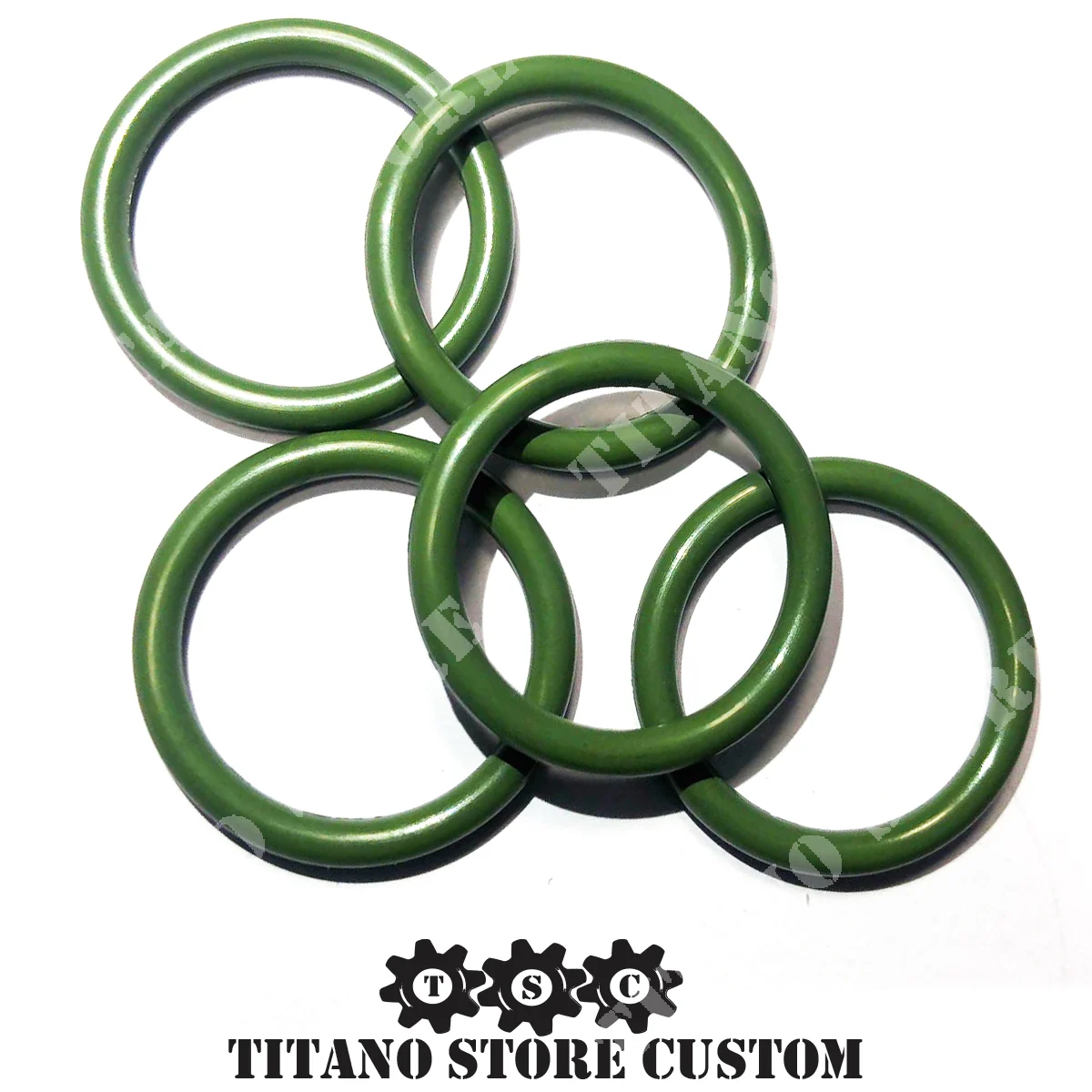 SET 5 CABEZAL DE PISTÓN DE JUNTA TÓRICA EN VITON TSC (TSC-TSORV-5)
