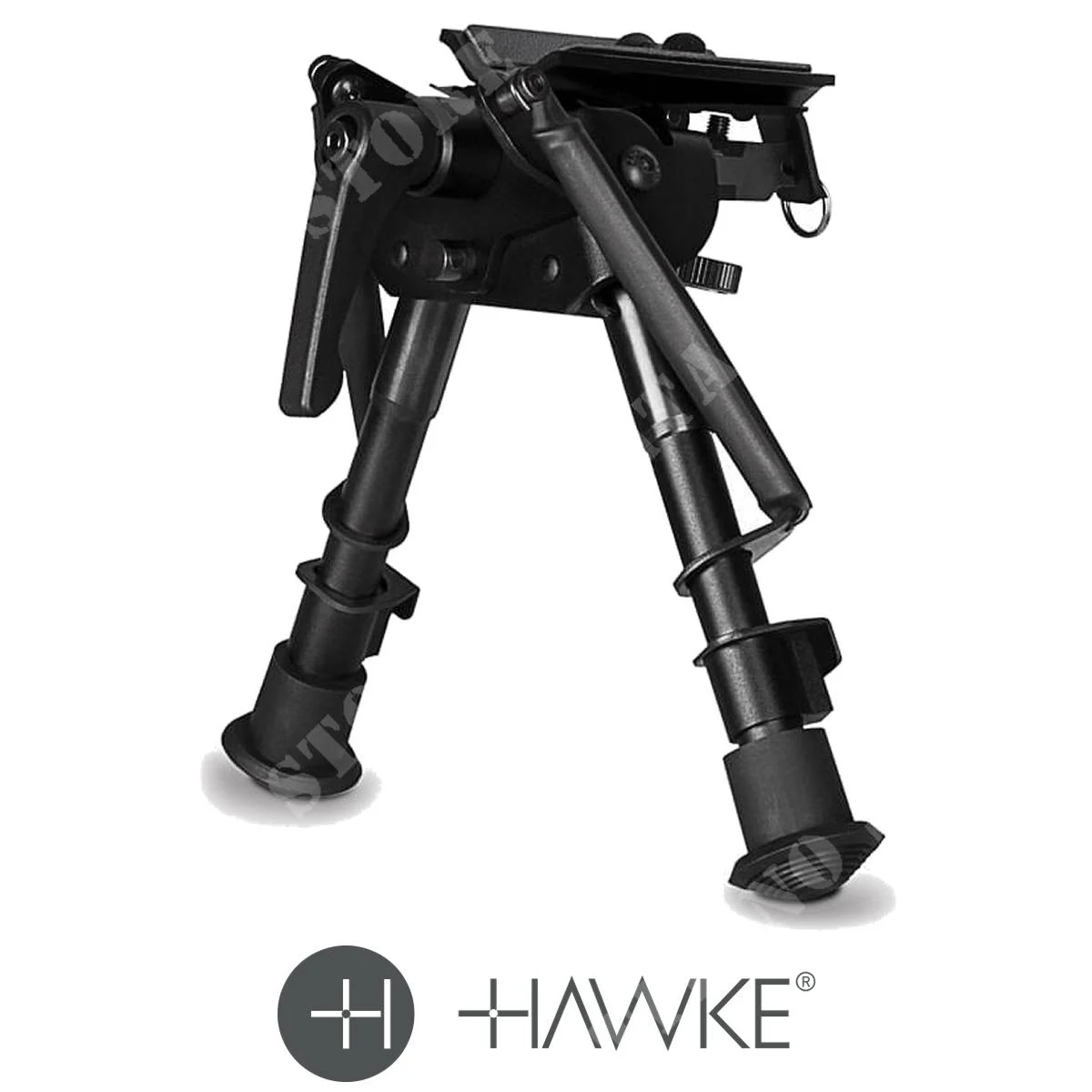 BÍPODE OSCILANTE CON PALANCA 15-23CM HAWKE (70005)