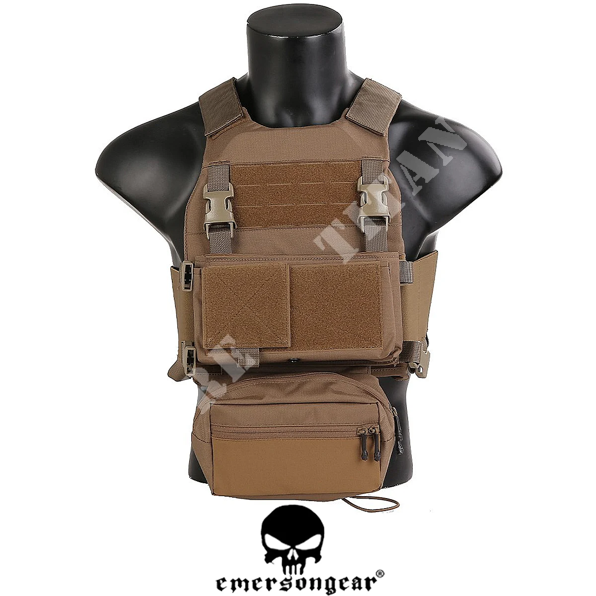 CHALECO TÁCTICO COMBAT CON CHEST RIG EMERSON (EM7407)