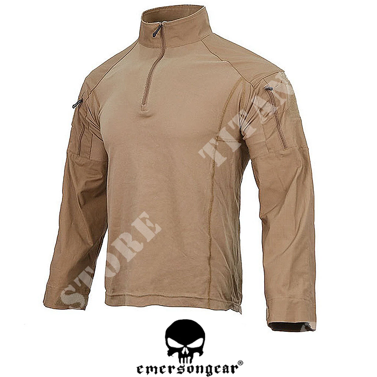 CAMISA TÁCTICA COMBAT E4 COYOTE MARRÓN EMERSON (EM9429CB)