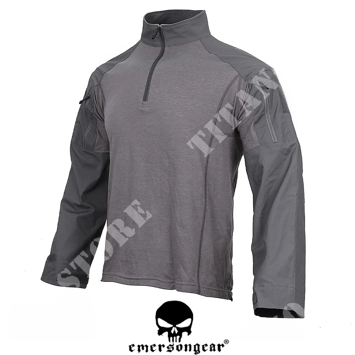 CAMISETA TÁCTICA COMBAT E4 WOLF GREY EMERSON (EM9429WG)