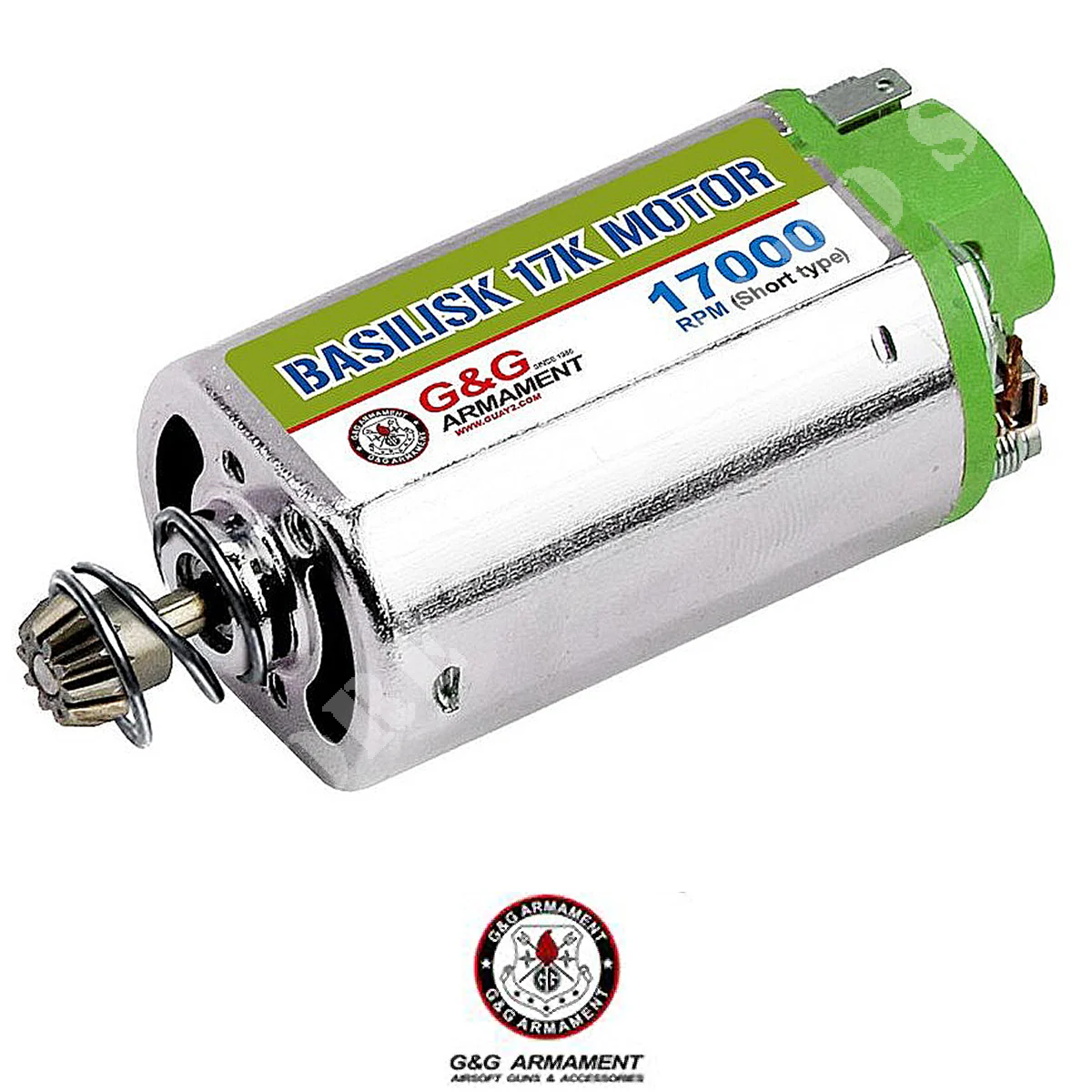 MOTOR DE EJE CORTO DE 17K BASILISK DE ALTO PAR G&G (G10114)