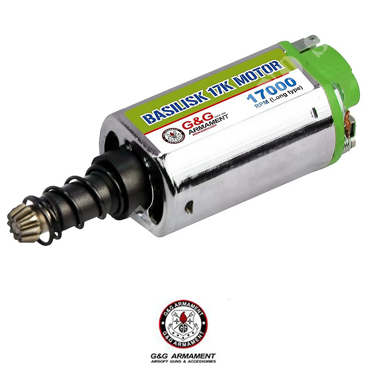 MOTOR G&G DE EJE LARGO DE 17K BASILISK DE ALTO PAR (G10115)