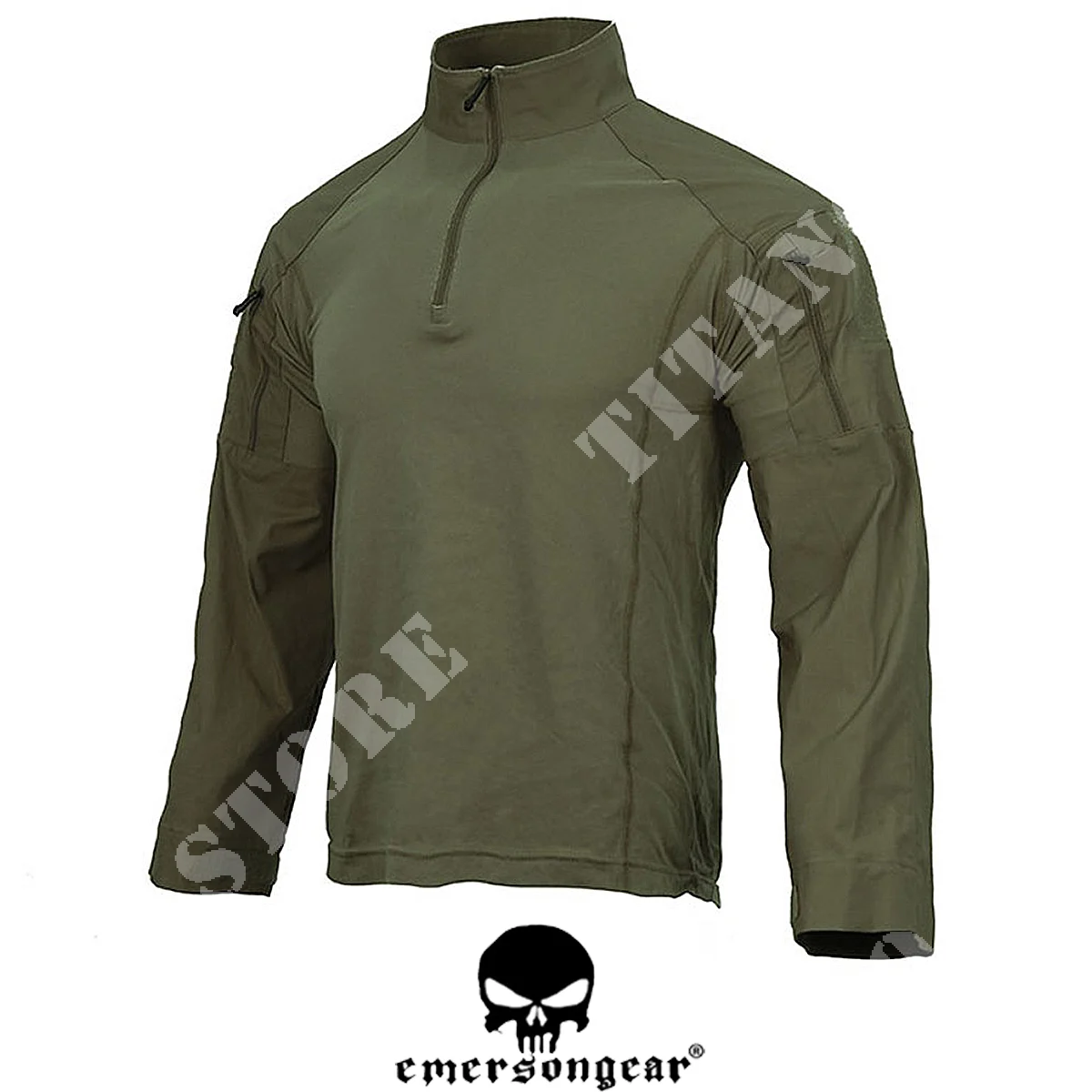 CAMISETA TACTICA COMBAT E4 RANGER VERDE EMERSON (EM9429RG)