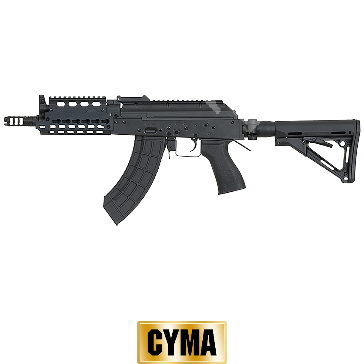 FUSIL ELÉCTRICO AK-74 CQB NEGRO CYMA (CM076A)