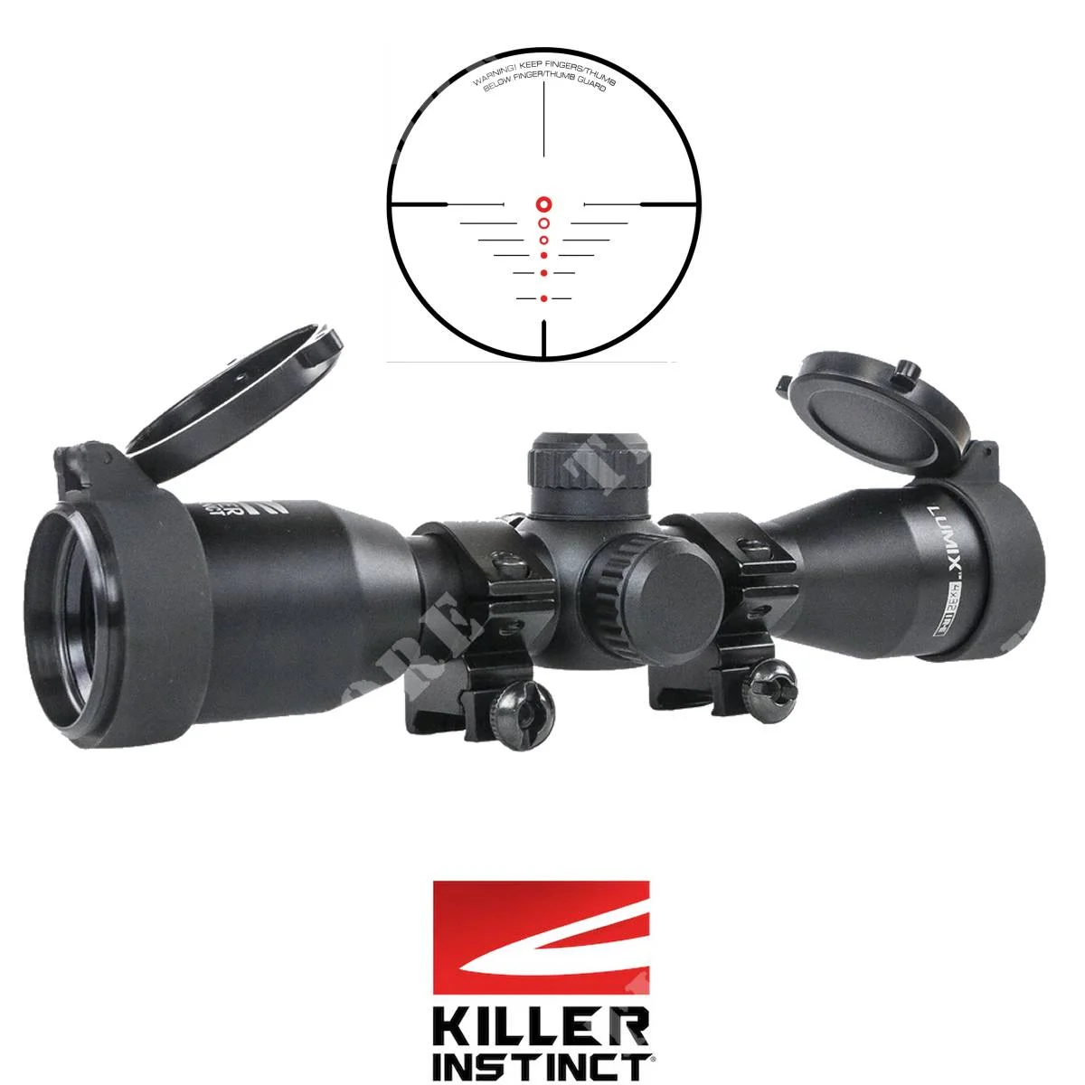 VISOR LUMIX 4X32 IR KILLER INSTINCT (53V452) BANDOLERA