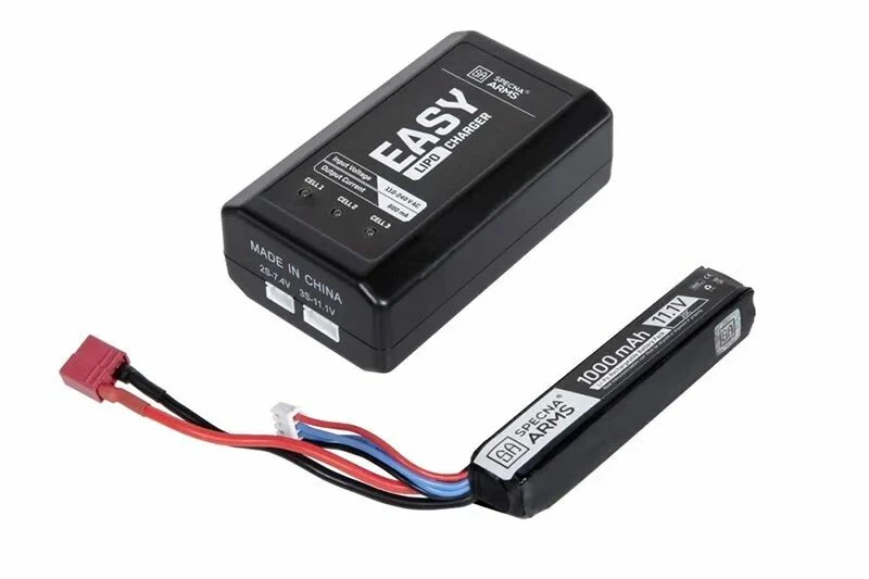 Kit de batería LiPo 11.1V 1000 mAh con cargador EASY Specna Arms