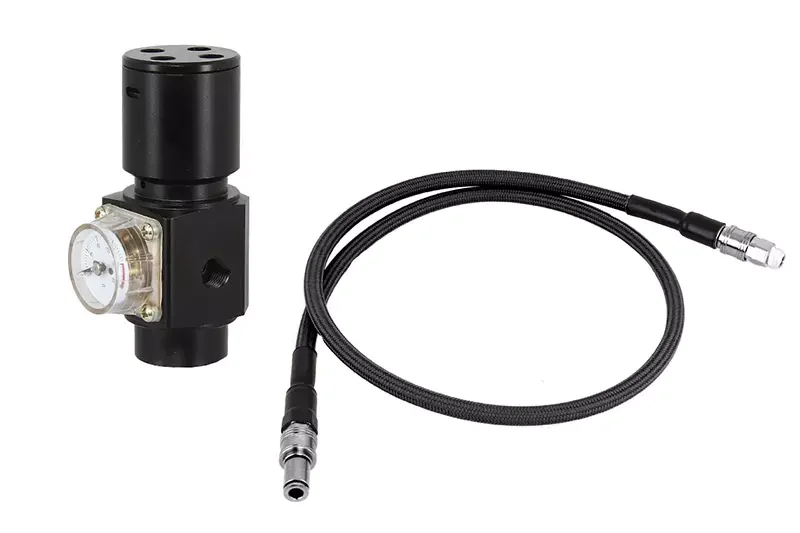 Kit regulador HPR800C V3 con línea de alta velocidad EU negro BALYSTIK