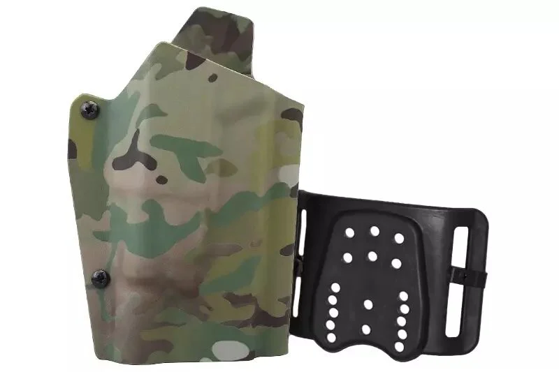 Funda ligera tipo Kydex para Glock tipo + X-300 Multicam lámpara WOSPORT