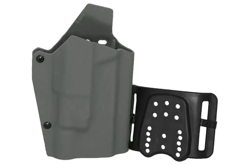 Funda ligera tipo Kydex para Glock + lámpara X-300 OD WOSPORT