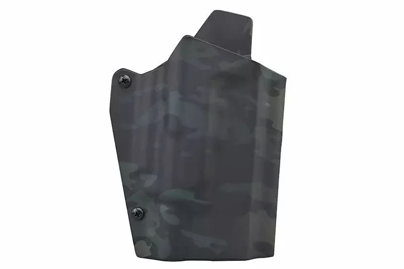 Funda ligera tipo Kydex para Glock tipo + X-400 Multicam Negro Lámpara WOSPORT