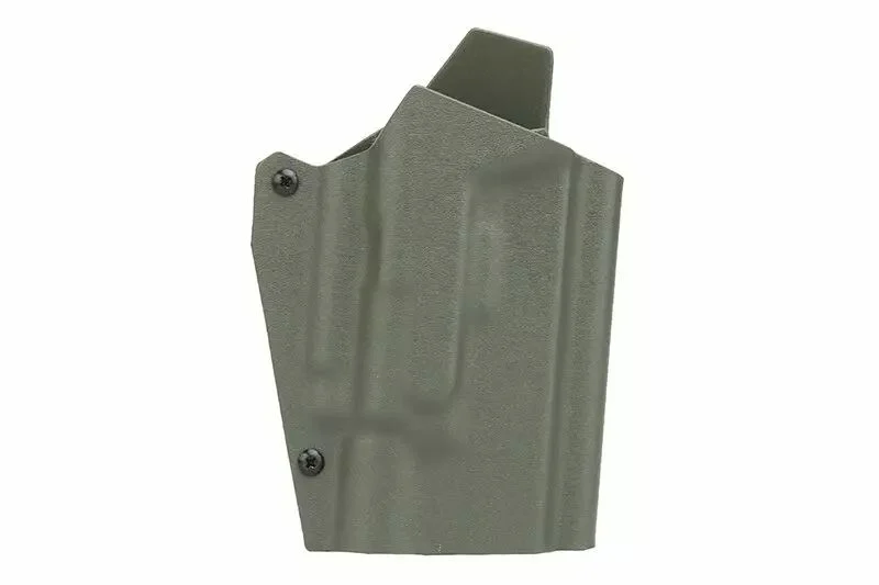Funda ligera tipo Kydex para Glock tipo + X-400 lamp Olive Drab WOSPORT