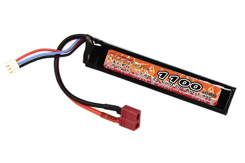 Batería LiPo 7.4v 1100mAh Stick DEAN VB
