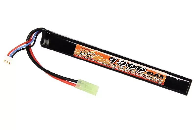 Batería Lipo 7.4v 1300mAh tipo AK VB